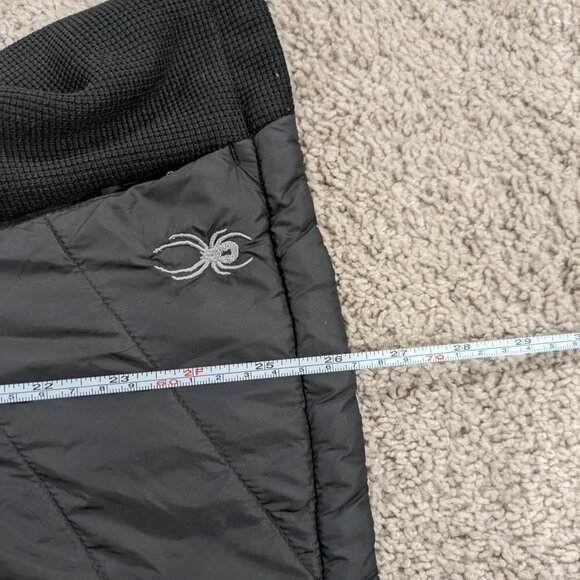 Spyder Black Puffer Jacket/Ski Jacket Women's Size XL FLAW - Picture 6 of 10